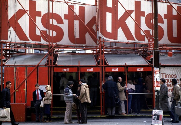 Iconic TKTS booth in Times Square celebrates 50 years of Broadway